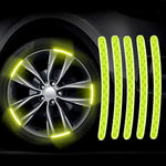 Charger l&#39;image dans la galerie, Lot de 20 Bandes d&#39;avertissement de nuit  pour jante (Vert)
